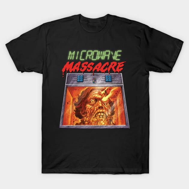 Microwave Massacre ))(( Cult Classic Comedy Horror Fan Art T-Shirt by darklordpug